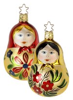 Matryoshka Lady<br>Stacking Doll Ornament